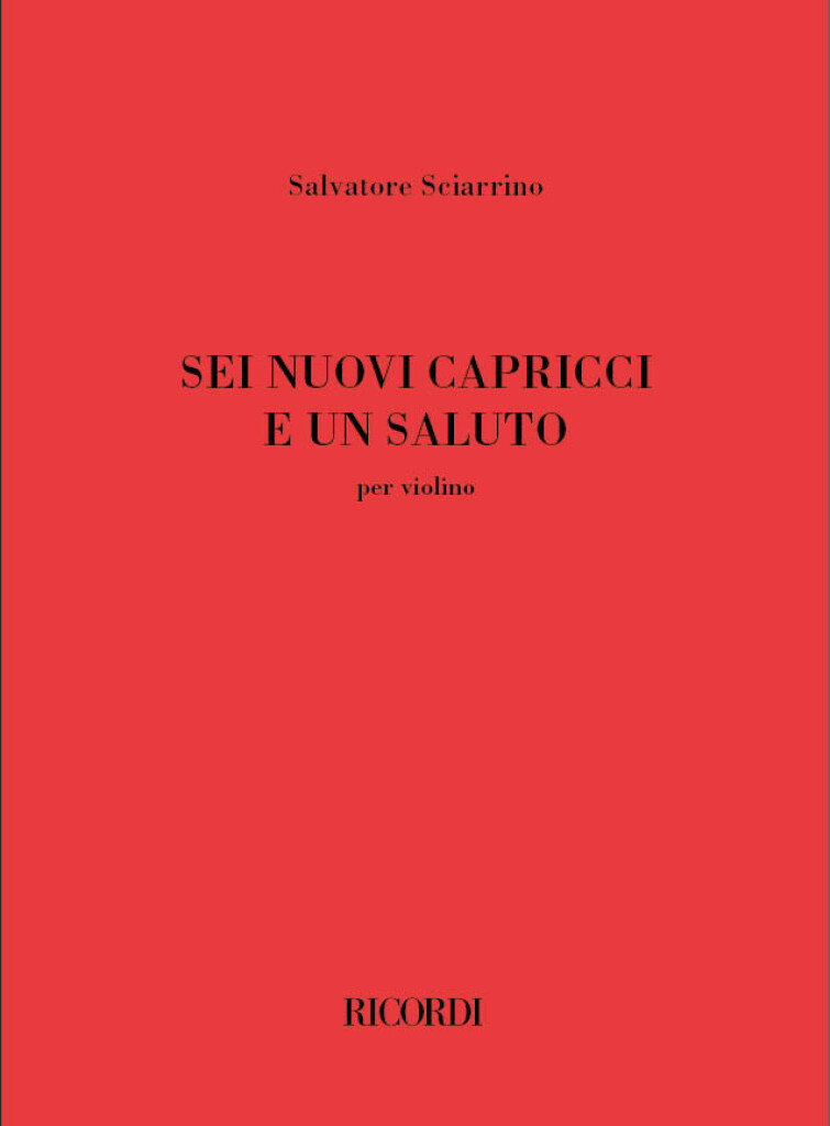 Sei nuovi capricci e un saluto
